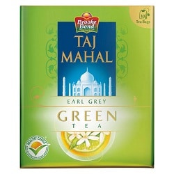 Taj Mahal Earl Gray Green 10 Tea Bags