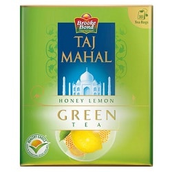 Taj Mahal Honey Lemon Green 10 Tea Bags