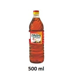 Dhara Kachi Ghani Mustard 500ml PET Bottle