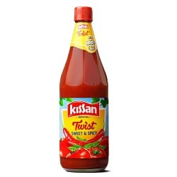 Kissan Sweet and Spicy Ketchup, 1Kg